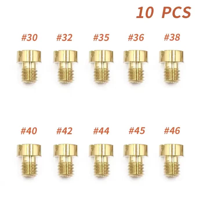 Jet principal de carburateur M5 pour Dellorto SHA SHB UA UB PHBG VHB-CS VHBT-CS # 30-140 Kits de Jet