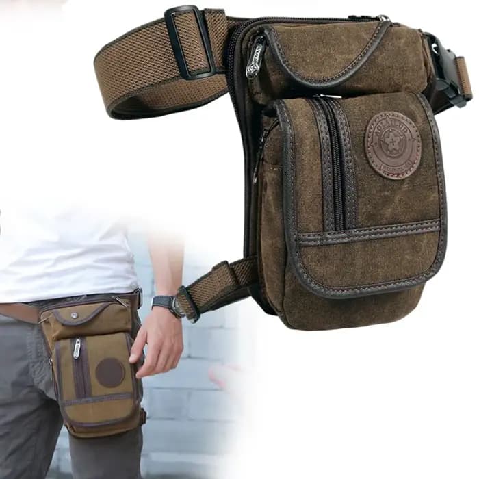 Sac de taille pour Moto, sac de jambe tombante, coque rigide étanche, sac de Moto décontracté d'exté