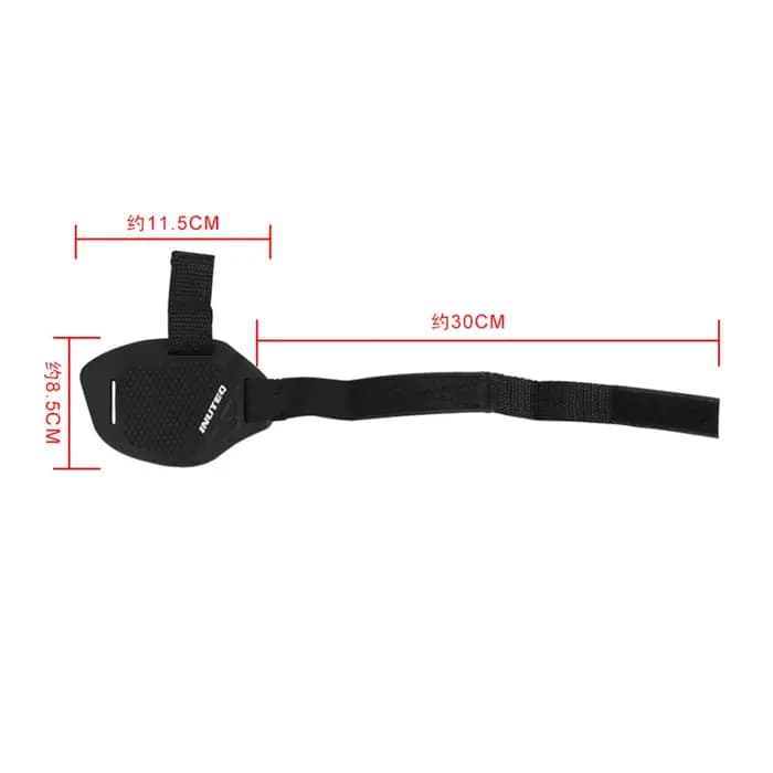 Coussinet de changement de vitesse pour moto, housse de Protection pour botte en caoutchouc, bouclie