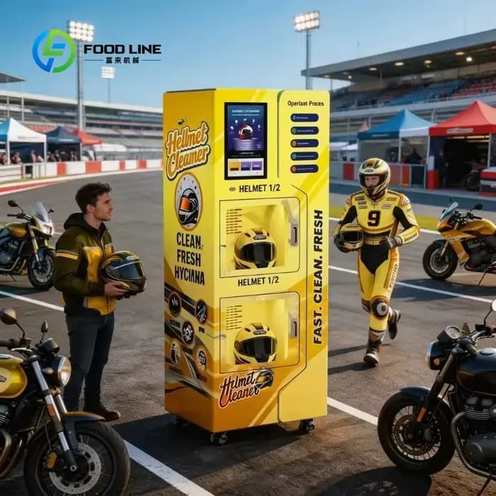 Machine de nettoyage automatique de casques de moto personnalisée, système de désinfection et de net