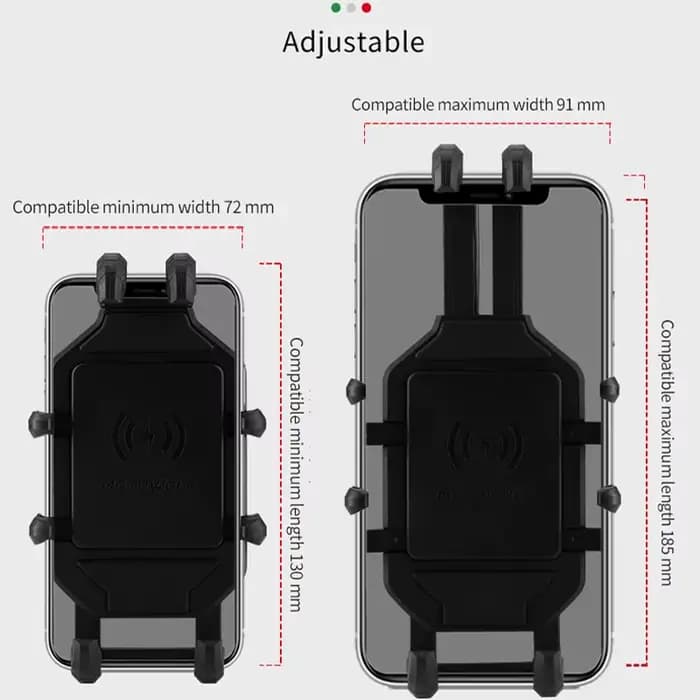 Support de téléphone de chargement sans fil pour Moto, berceau 3.0, chargeur rapide, GPS, Support de