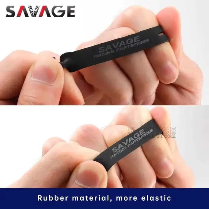 Sangle de Tension de fixation, Bandage en Silicone, accessoires universels de moto, tuyau d'huile/ac