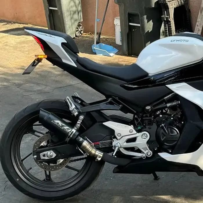 Tuyau en acier inoxydable pour moto, Escape Mid Link Pipe, Slip-On Silencieux, PerfecDB Killer, Sac