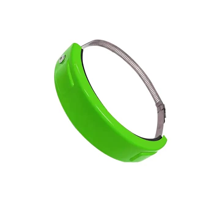 Bague de Protection d'échappement ronde universelle, pièces de moto 100-160mm, anneau de décoration