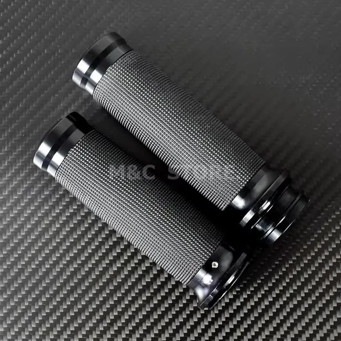 Poignées électroniques de moto 1 "25mm poignées noires pour Harley Touring Road King Glide FLHR brea