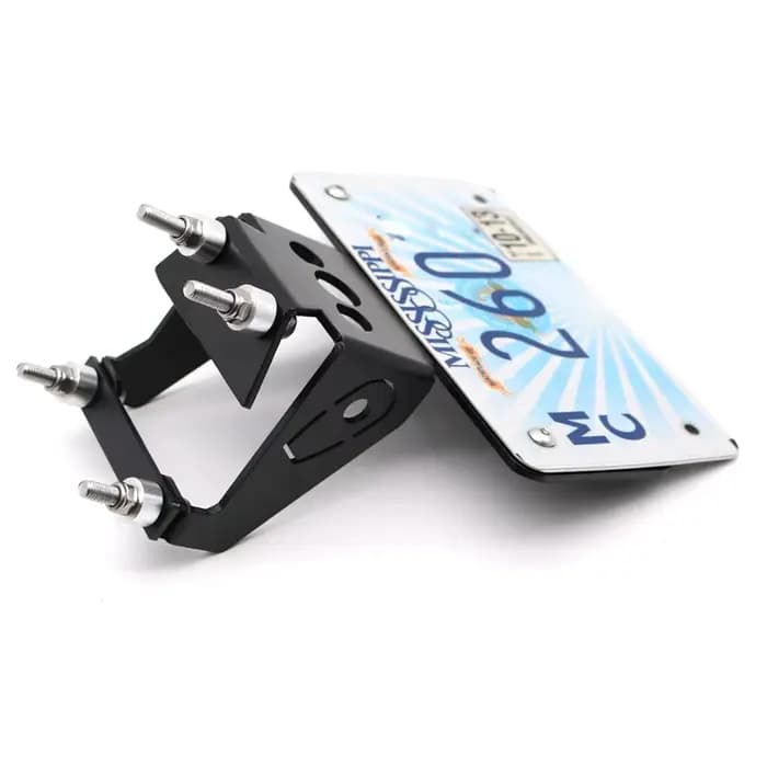 Cadre de plaque de planificateur arrière de moto, support de montage, éliminateur de garde-boue bien