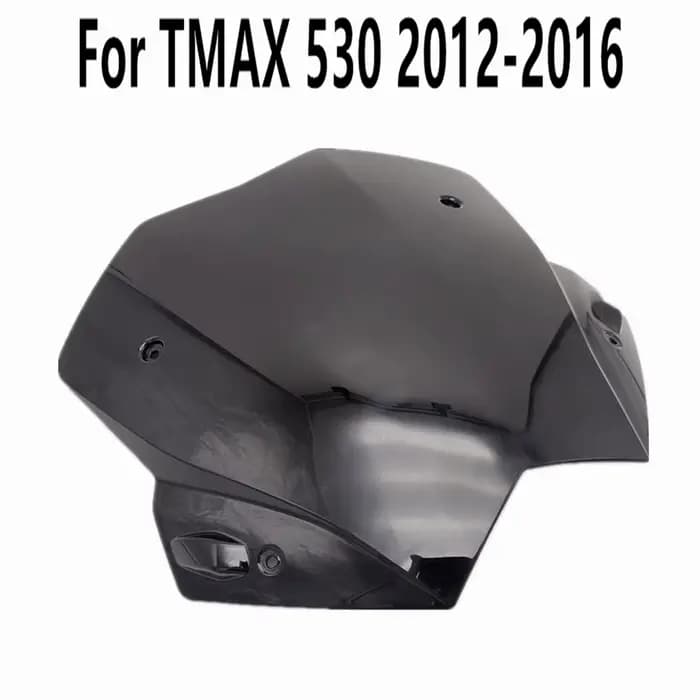 Déflecteur de vent noir transparent pour TMAX530 TMAX 530 2012-2013-2014-2015-2016, compatible YZF,