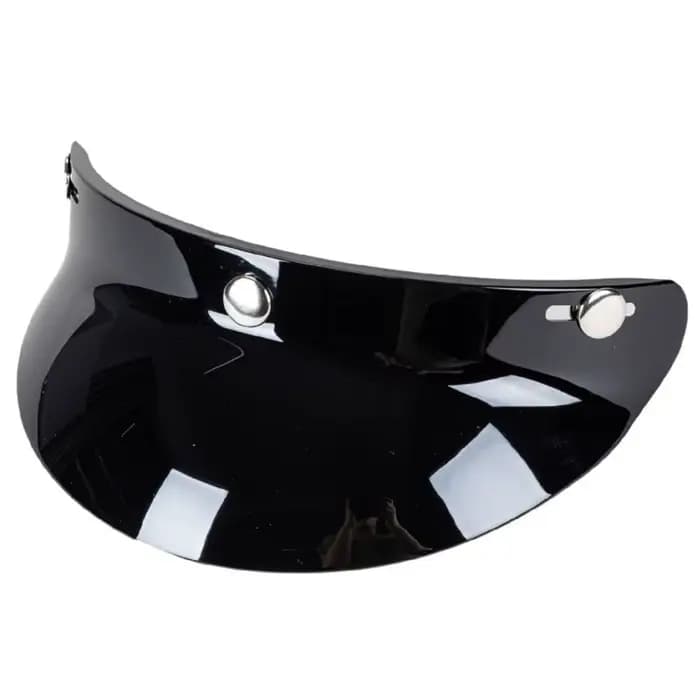 Lentille de visière à bulles pour casque de moto, 3 boutons, rétro, visage ouvert, D7YA, 3/4