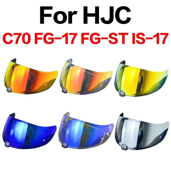 Visière de casque HJ-20M adaptée à HJC C70 FG-17 IS-17 FG-ST HJ-20ST, lunettes de casque de moto, vi