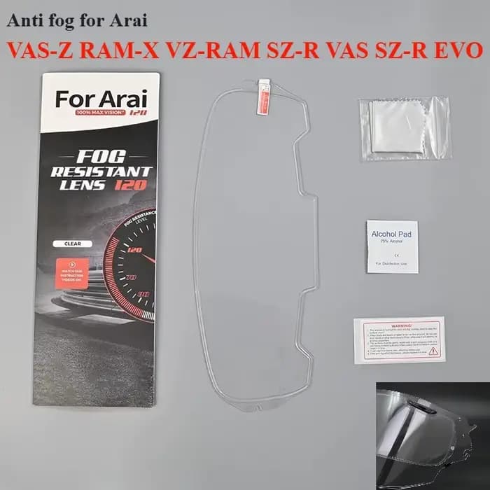 Visière pour casque de moto Arai VAS-Z RAM-X VZ-RAM SZ-R SZ-R VAS SZ-R EVO, écran de protection, par