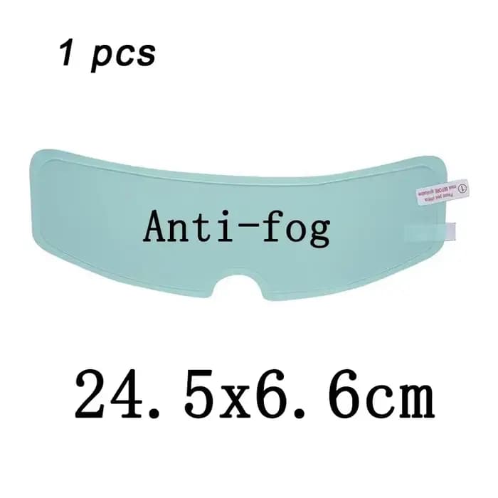Film de pluie Transparent Anti-buée pour casque de moto, lentille de casque haute définition, autoco