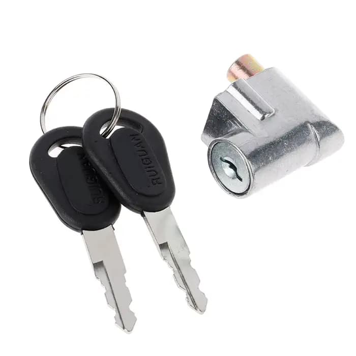 Nouveau Pack de sécurité de batterie, serrure de boîte avec 2 clés, serrure d'allumage en métal pour