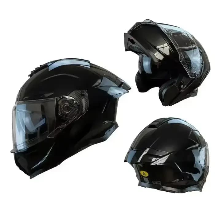 Casque de moto rabattable pour homme, casque de course tout-terrain, lentille de tourisme intégrale,