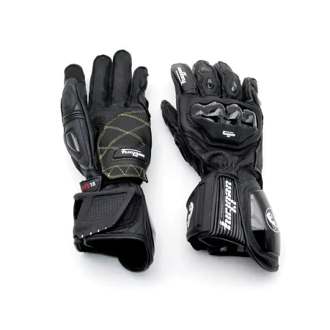 Gants de moto à coque rigide, en cuir de haute qualité, pour course de moto, gants de protection ant