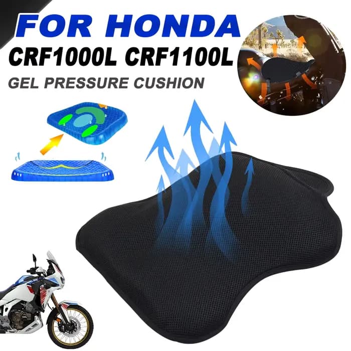Sièges en Gel pour Honda Africa Twin CRF1100 L CRF1000L CRF 1000L 1100L, accessoires de moto, housse