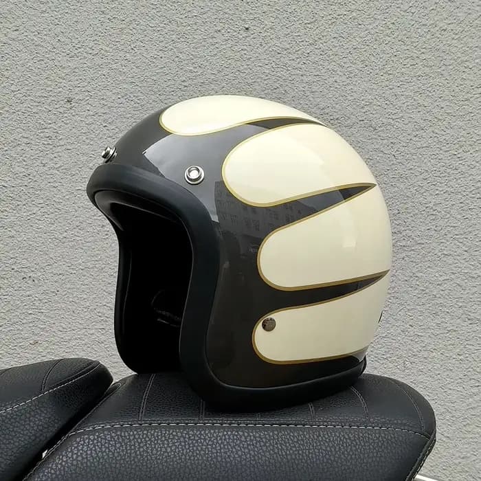 Nouveau casque de Moto Vintage TT & COCASCOS 3/4 visage ouvert Casco Moto Jet Scooter petite coque c
