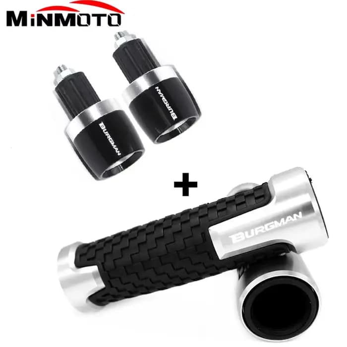 Poignées de moto avec embout de guidon, accessoires pour Burgman AN125, AN250, AN400, AN650, AN 650,