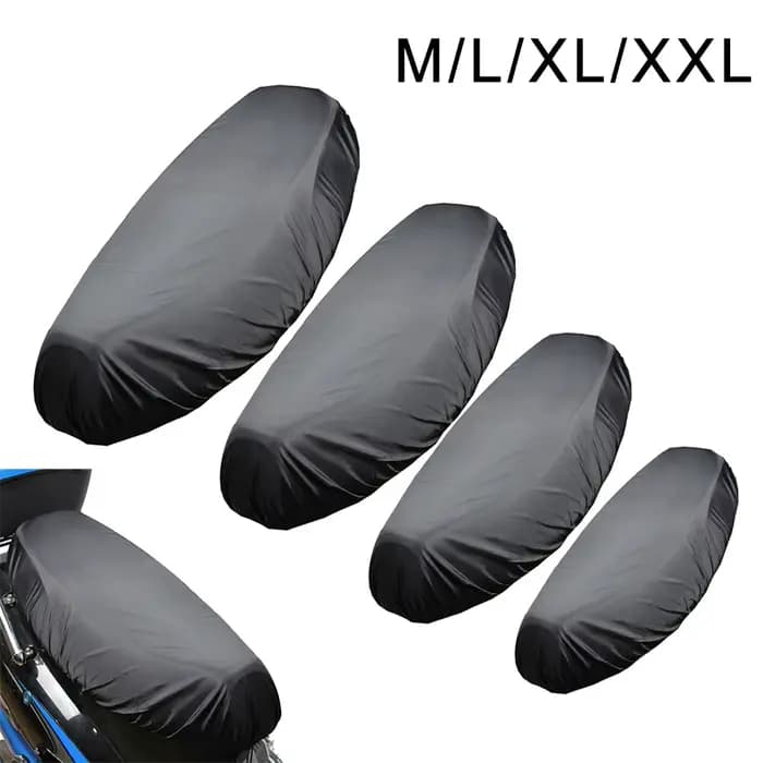 Housse de siège de moto, housse de selle universelle, Flexible et étanche, noire, 210D, anti-poussiè