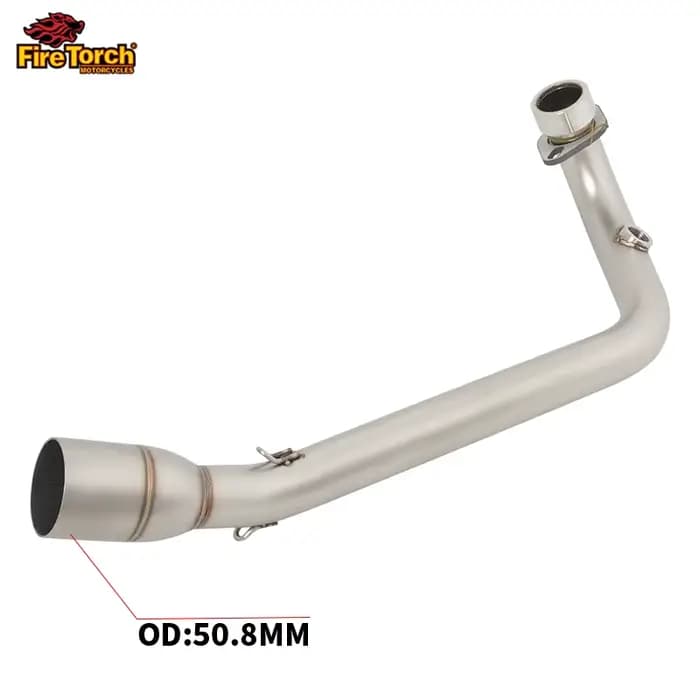 Sans lacet pour ZONTES ZT350D 350D Moto échappement Moto Modifi avant mi lien tuyau connexion 50.8mm