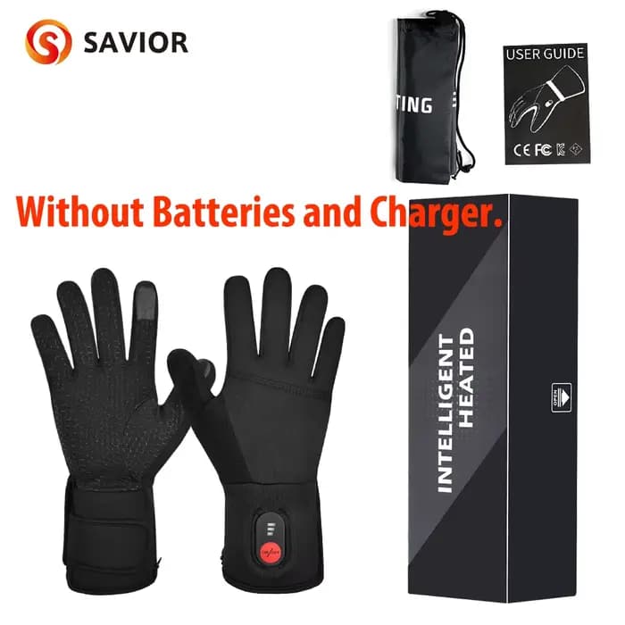 Gants de moto thermiques rechargeables pour hommes et femmes, gants chauffants électriques pour écra