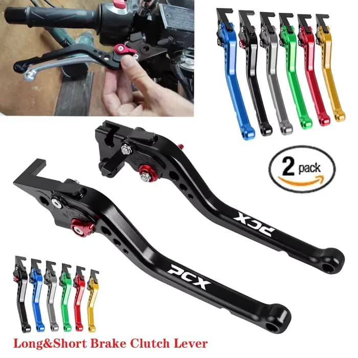 Leviers de frein et d'embrayage CNC réglables courts et longs pour HONDA PCX 125 PCX125 PCX150 PCX 1
