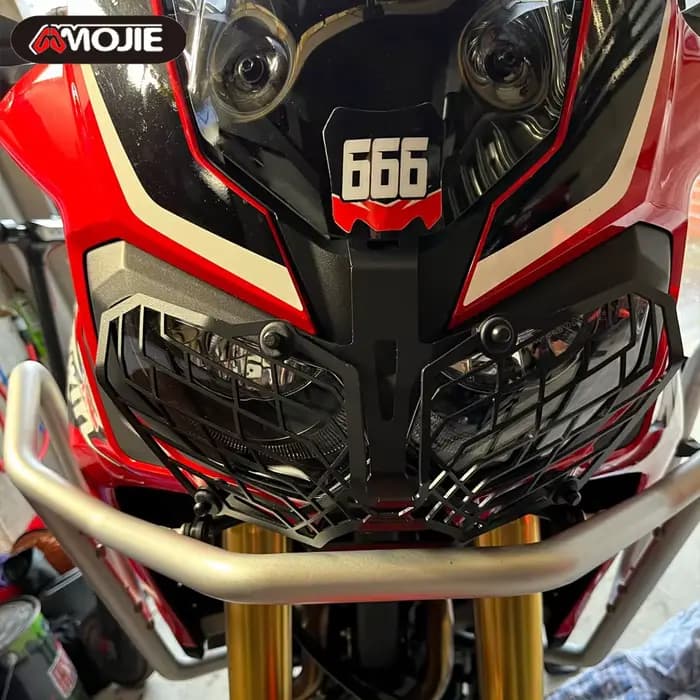 Couvercle de protection de calandre de phare, accessoires de moto pour Honda CRF1000L Africa Twin CR