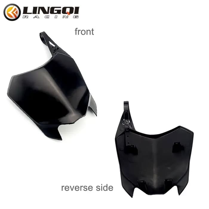 LING QI Pit Dirt Bike plaque d'immatriculation avant moto CRF 110 masque de carénage couvercle de co
