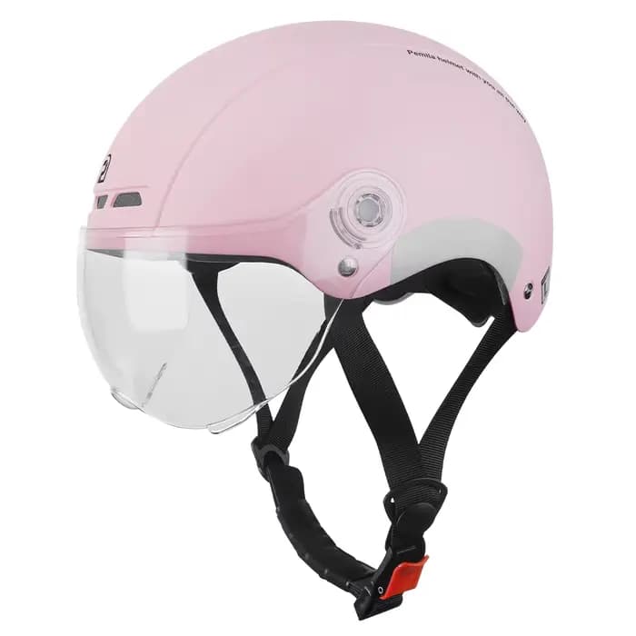 PEMILA casque de cyclisme avec lunettes lentille Protection des oreilles autocollant réfléchissant c