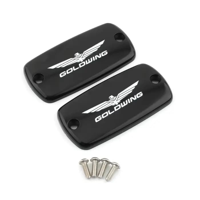 Bouchons de liquide de frein chromés pour Honda Gold Wing GoldWing GL 1500 1800 TVX 1800, Eagle Moto