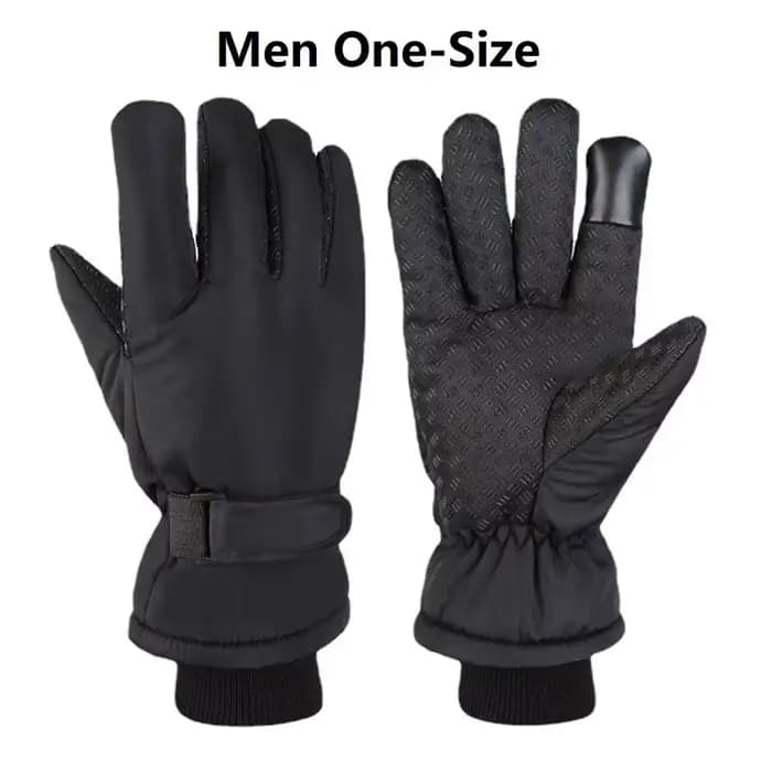 Hommes Gants de Ski D'hiver Imperméable Coupe Vent En Plein Air Sport Vélo Vélo Moto Randonnée Campi