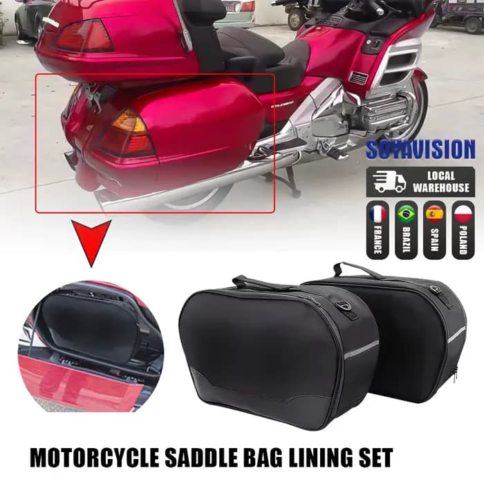 Sacs de Rangement pour Sacoches de Moto Honda Gold Wing GL1800 de 2012 à 2017, Sac à Bagages Latéral