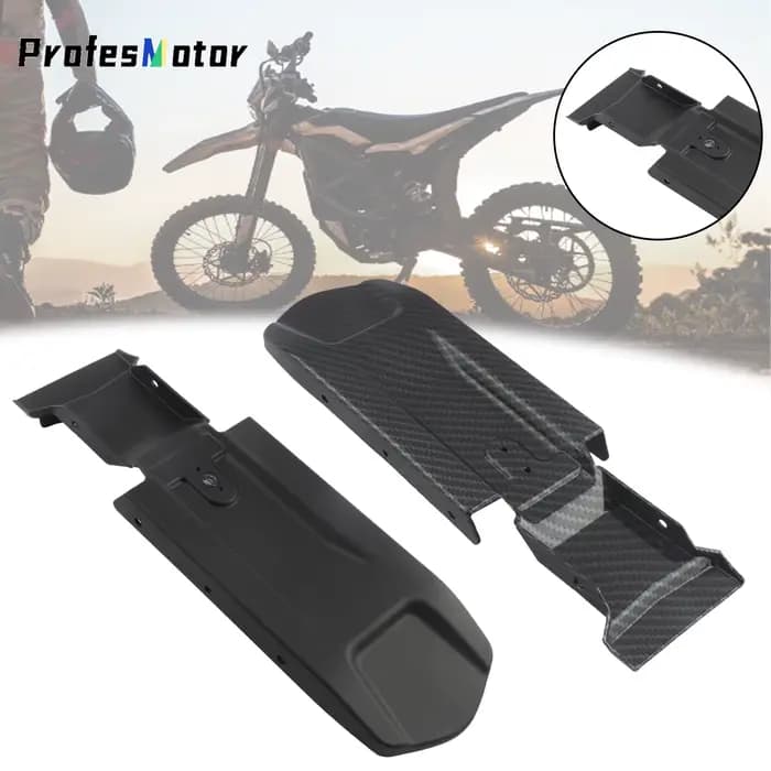 Endflats-Housses de protection en fibre de carbone pour moto Surron Light, accessoires de motocross,