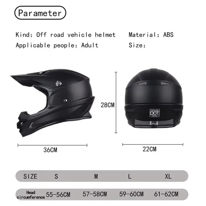 Casques DOT Motocross Kask Cross descente Soporte Casco casque hors route course classique moto Orig