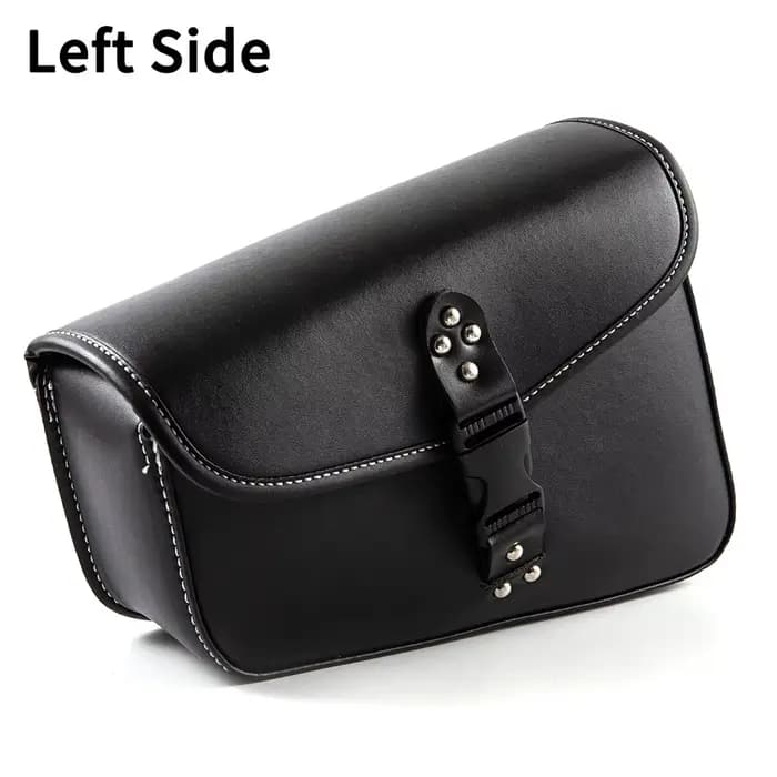 Sacs de dégager de moto en cuir PU, sacs à bras oscillants, sacs à outils latéraux, rangement pour S