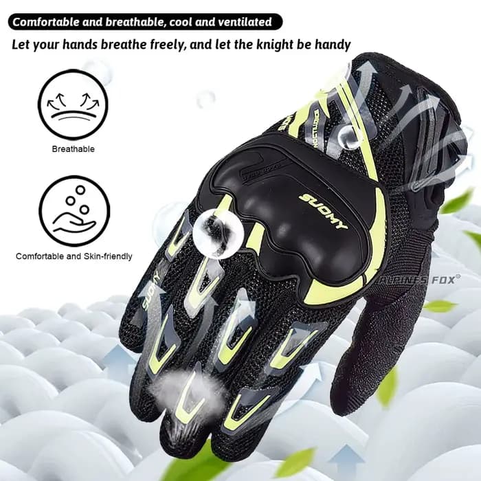 Suomy gants de Moto été maille respirant gants de Moto hommes femmes écran tactile gants de Motocros