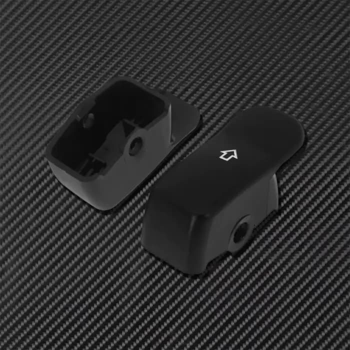 Capuchon d'extension de clignotant de moto, couvercle étendu de bouton de commutation noir pour Harl