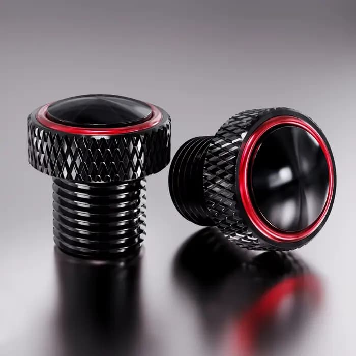 Bouchons de trou de miroir en aluminium, vis, boulons, accessoires de moto, DucSauScramJeff 800, 110