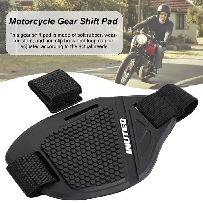 Coussinet de changement de vitesse pour moto, housse de Protection pour botte en caoutchouc, bouclie