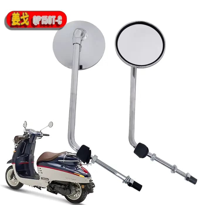 Rétroviseurs de moto, accessoires de rénovation de miroir Flexible pour Django QP150T-C, Installatio