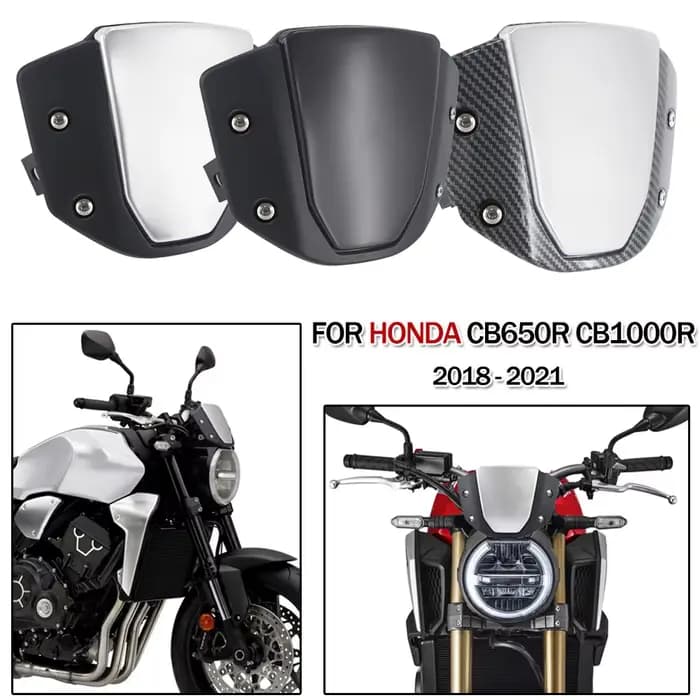 Déflecteur de vent avant de moto avec support rapide, carénage d'air, pare-brise sport pour Honda CB