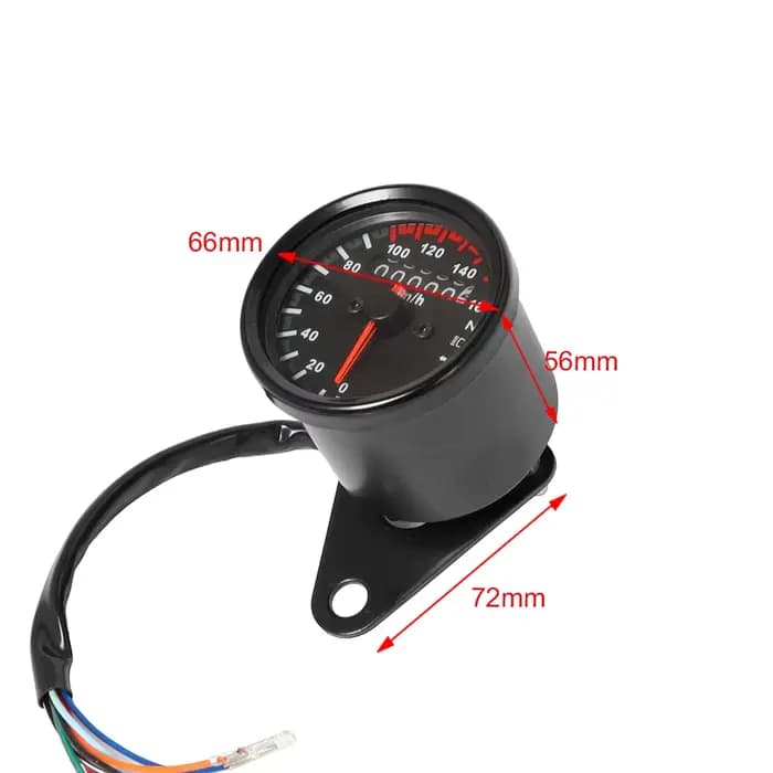 Compteur kilométrique universel pour moto, jauge de compteur de vitesse pour Harley Bobber Chopper C