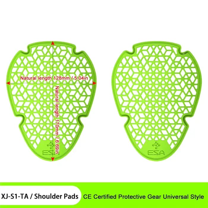 Protection de moto antichoc avec rembourrage dorsal CE Niveau 1, protections intégrées pour les épau