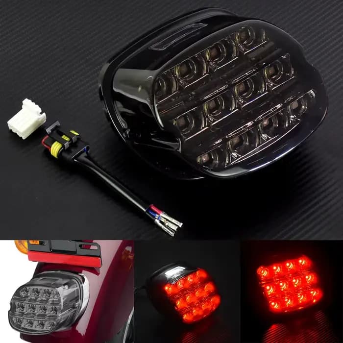 Feu arrière de frein Led pour motos, adapté à Harley Touring Electra Glide Road Glide Softail Sports