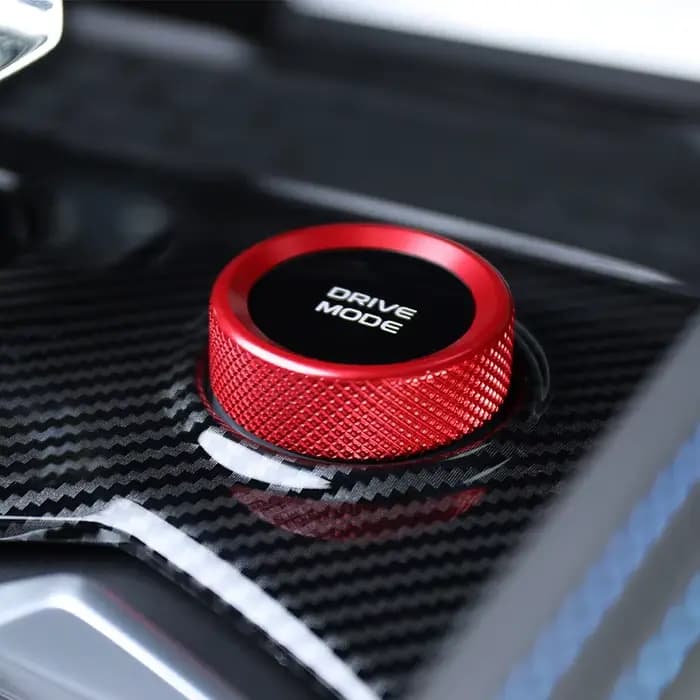 Pour Renault Grand Koleos - Cache-bouton de mode de conduite en alliage d'aluminium pour intérieur d