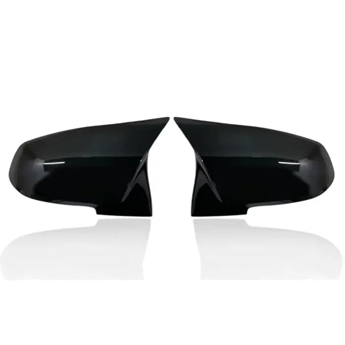 Couvercle de rétroviseur noir carbone, 2 pièces, pour BMW série 1 2 3 4 X M 220i 328i 420i F20 F21 F