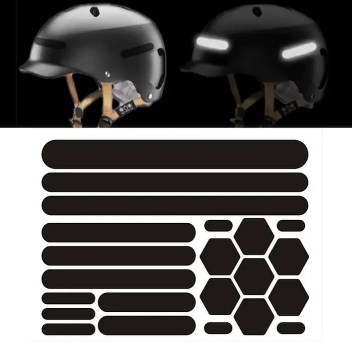 Bandes de coulée noires invisibles pour casques de moto, autocollants de coulée, ruban de coulée eff