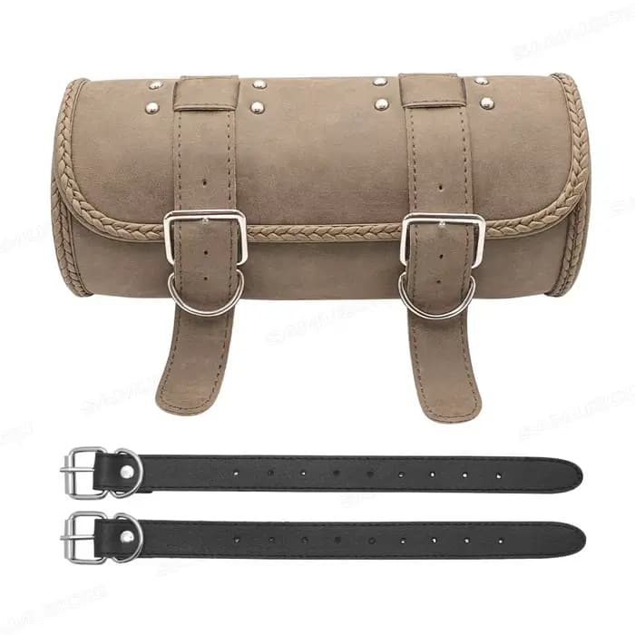 Sacoche de selle rétro en cuir pour moto, pour Chopper Bobber Cruiser, Dyna, Softail, Sportster, sac
