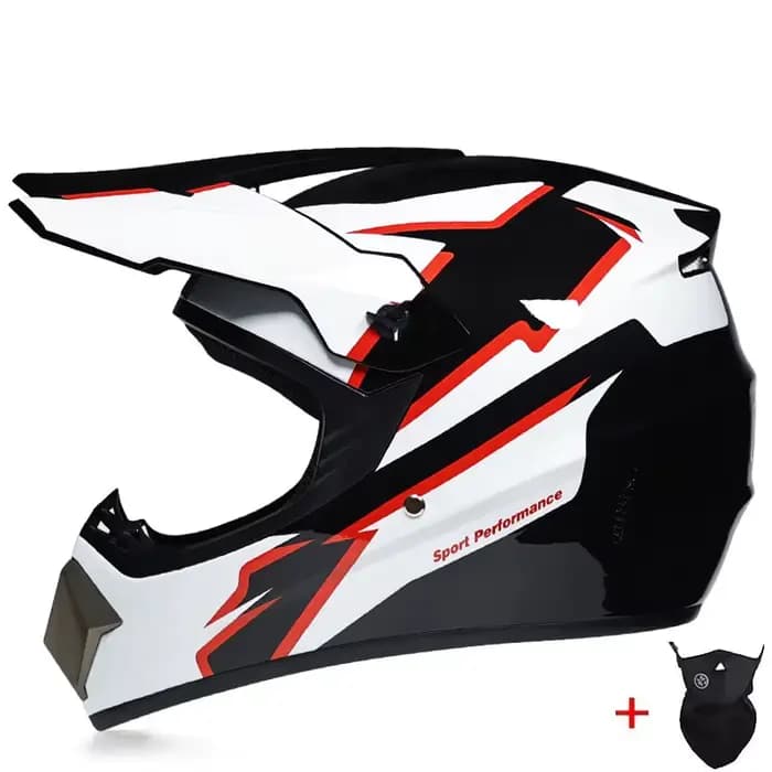 Nouveau casque complet pour moto, Cross, tout-terrain, ATV, vtt, course de descente, approuvé par le