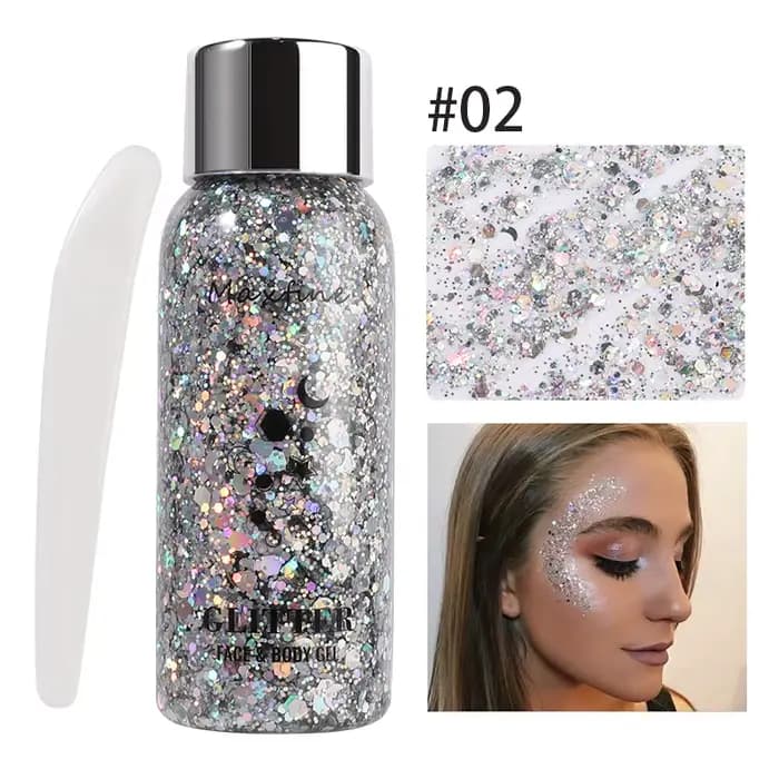Paillettes pour les yeux, les cheveux et le corps, paillettes multifonctionnelles pour le maquillage