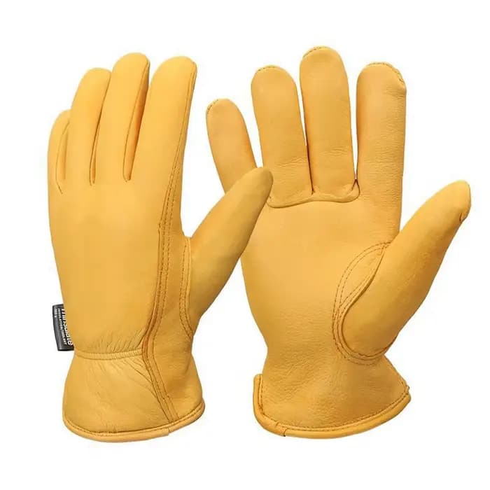 Gants thermiques en cuir de moto pour hommes et femmes, gants de conduite de motocross, cyclisme fro